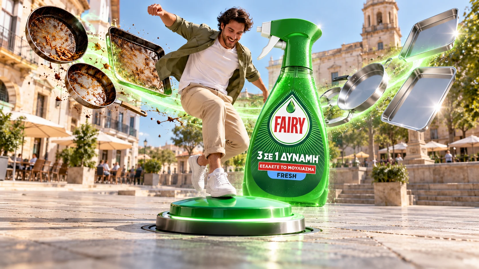 Fairy Power Spray — κύμα καθαρισμού
